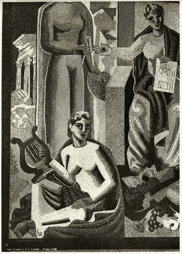 Image for V Triennale - Salone delle Cerimonie - Mosaico "Le arti" di Gino Severini