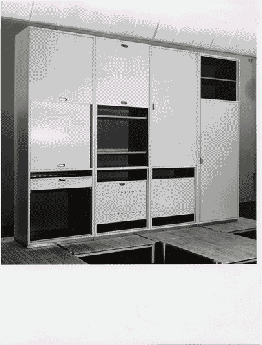 Image for VIII Triennale - Arredamento - Prima parte. Mobili singoli suddivisi per funzione - Armadio componibile per cucina - Eugenio Gentili Tedeschi - Anna Castelli Ferrieri