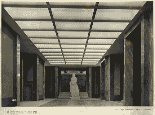 Image for V Triennale - Palazzo dell'Arte - Atrio - Statua "la fortezza" di Libero Andreotti