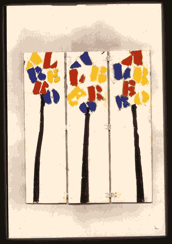 Image for XVIII Triennale - Mostre tematiche - Antropico/ Naturale - Modello di paravento per l'allestimento di Emilio Tadini