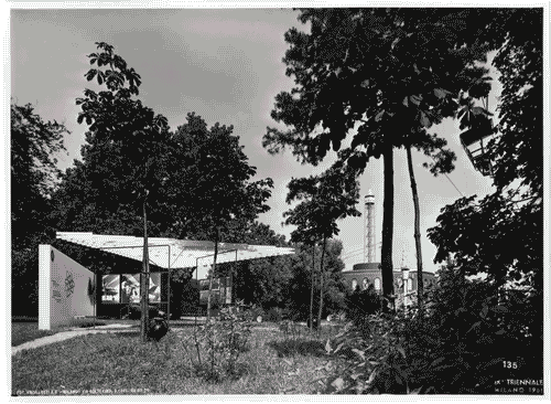 Image for IX Triennale - Mostra internazionale dell'architettura in movimento - Padiglione per la mostra dei Mezzi di trasporto aerei, terrestri e lacuali - Gian Casè - Nino Fontana