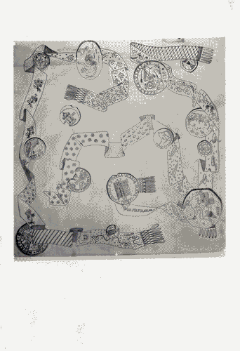 Image for VII Triennale - Mostra dei tessuti e dei ricami - Sezione dei merletti e dei ricami - Studio per l'allestimento di Fabrizio Clerici