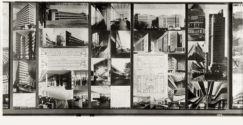 Image for V Triennale - Mostra internazionale di architettura moderna - Galleria delle Nazioni - Opere tipiche - Pannello dei palazzi per uffici