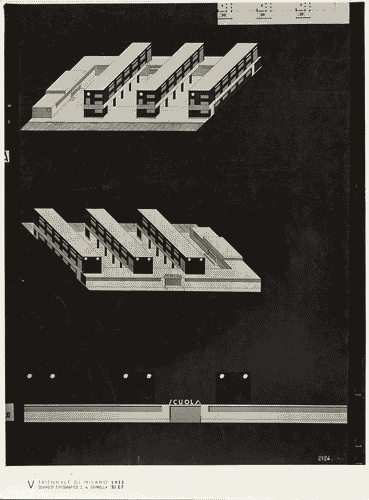 Image for V Triennale - Mostra internazionale di architettura moderna - I° galleria dell'Italia - Progetti di edifici tipici - Scuole - Scuola urbana di Mario Asnago e Claudio Vender