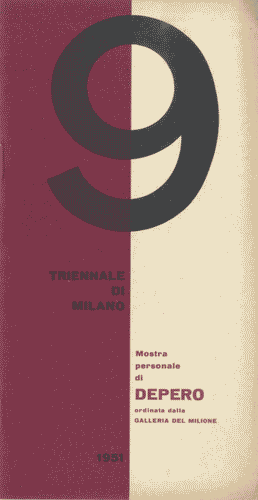 Image for Opuscolo della Mostra personale di Depero ordinata dalla Galleria del Milione, 8 pagine