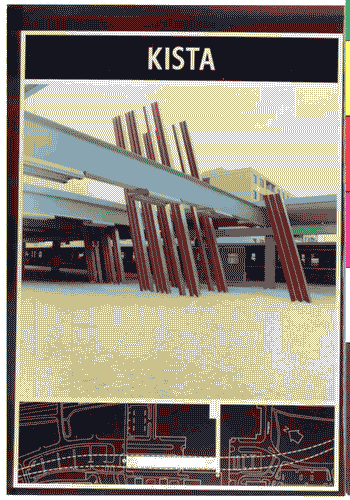 Image for XVII Triennale - Le città del mondo e il futuro delle metropoli - Partecipazioni internazionali - Sezione Svezia - Stoccolma - Stazione Kista della Metropolitana di Stoccolma