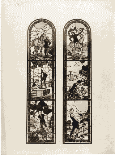 Image for III Biennale - Sala della ditta Vedar di Milano - Smalti su rame a gran fuoco di Giuseppe Guidi