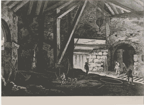 Image for Il luogo del lavoro - Il lavoro trasformato in immagini - Scene di lavoroindustriale - Acquaforte "Interno di una fonderia a Broseley"