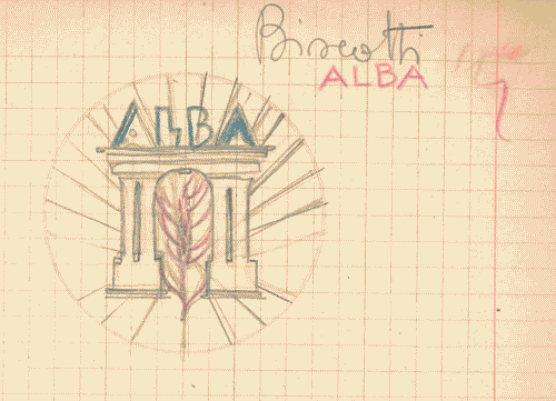 Image for Bozzetto per pubblicità "Biscotti Alba, Roma"