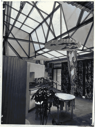 Image for Zona cucina - pranzo della casa trasparente