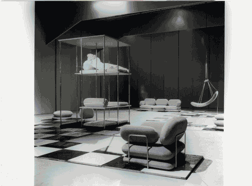 Image for XVI Triennale - Terzo ciclo - Lo spazio audiovisivo - Lo spazio scenografico della televisione italiana - Scenografia di studio televisivo per la trasmissione "Secondo voi" del 1978