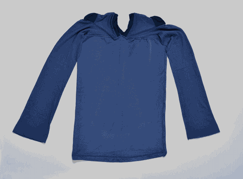 Image for Maglietta con carrè-manica calato in un unico pezzo, variante 1 (Collezione La pelle)