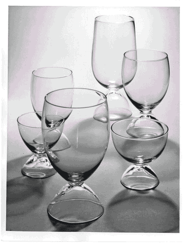 Image for XII Triennale - Mostra internazionale del vetro e dell'acciaio - Bicchieri in vetro