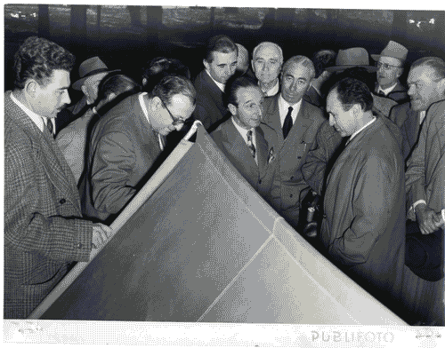 Image for X Triennale - Visita del prof. Ardito Desio - Ivan Matteo Lombardo - Marco Zanuso