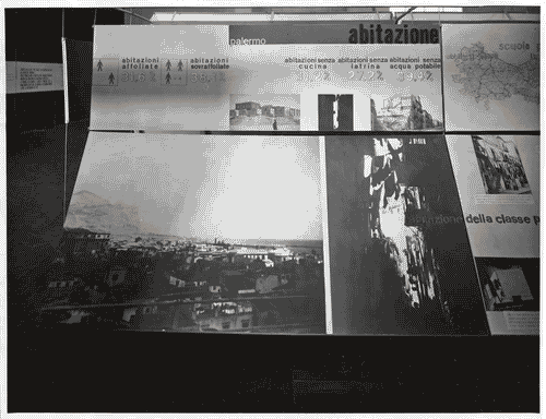 Image for VIII Triennale - Mostra dell'abitazione - Prima parte. Dati di consistenza per la Sicilia. Indagine sull'abitazione - Pannello Palermo. Abitazione