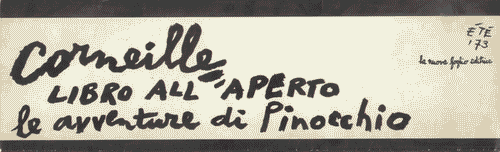 Image for Pieghevole "Corneille. Libro all'aperto. Le avventure di Pinocchio"