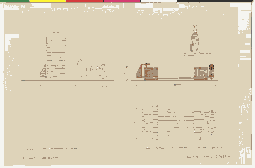 Image for Il luogo del lavoro - La cultura come lavoro - Il teatro, di nuovo, come "fabbrica" - Bozzetto di Margherita Palli per macchine usate nello spettaclo "Due Commedie in Commedia"