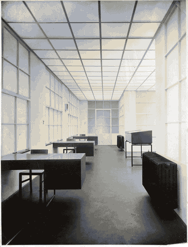 Image for V Triennale - Mostra internazionale di architettura moderna - Galleria delle Nazioni - Opere tipiche - Pannello dei palazzi per uffici - Edificio per uffici di collocamento di Ernst Plischke