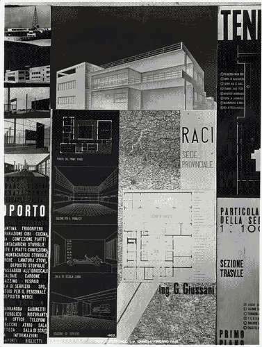 Image for V Triennale - Mostra internazionale di architettura moderna - I° galleria dell'Italia - Progetti di edifici tipici - Sede provinciale del R.A.C.I. (Reale Automobile Club Italia) di Gabriele Giussani