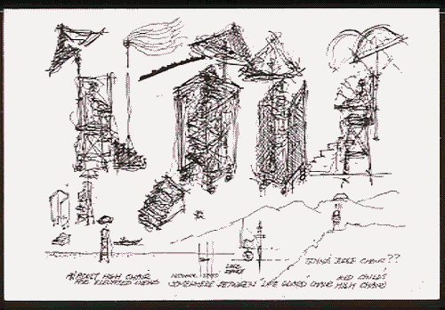 Image for Schizzi del progetto "Devil's chair" nella mostra Le affinità elettive