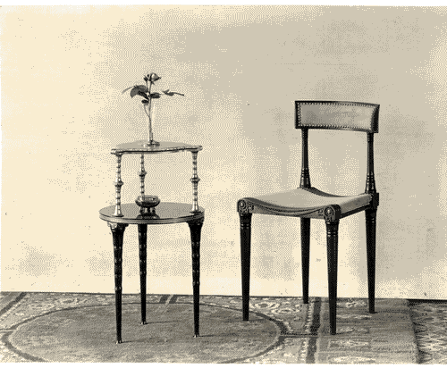 Image for III Biennale - Sezione friulana - Sala da pranzo di Angelo Sello - Tavolino e sedia