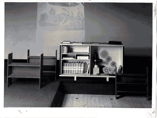 Image for XIII Triennale - Sezione della Francia - La mostra tipologica - Mobili libreria - Pierre Faucheux