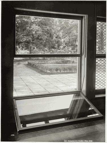 Image for V Triennale - Mostra dell'abitazione - Casa media di Virgilio Vallot - Finestra dello studio