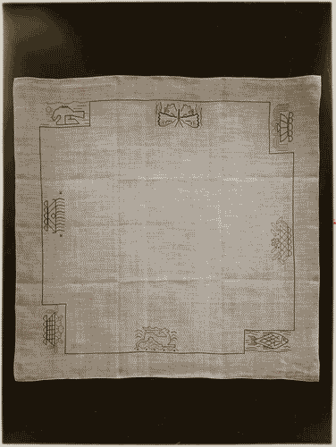 Image for V Triennale - Arti decorative e industriali - Sala dell'E.N.A.P.I. - Ricami e merletti - Tovaglietta a punto croce