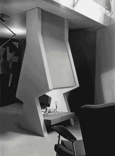 Image for IX Triennale - Ospitalità - Piccola hall - Camino a due fronti - Vito Latis