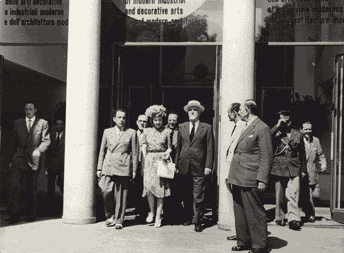 Image for VIII Triennale - Visita di Evita Peron - Carlo Sforza - Ettore Troilo