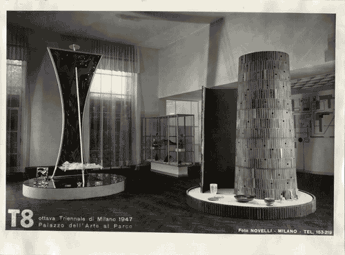 Image for VIII Triennale - Sezioni estere - Belgio - Prima parte. Salone d'onore - Stand del vetro e della ceramica