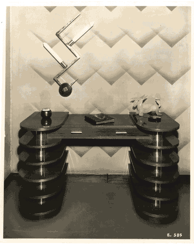 Image for IV Triennale - II Galleria dell'arredamento - Salotto da studio per signora di Gaetano e Osvaldo Borsani - Scrivania