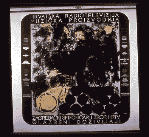 Image for XVIII Triennale - Partecipazioni internazionali - Croazia. I manifesti di Boris Bucan - Manifesto per la televisione croata