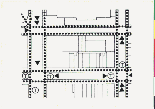 Image for XVII Triennale - Le città del mondo e il futuro delle metropoli - Partecipazioni internazionali - Planimetria di un isolato di Manhattan