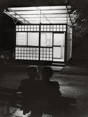 Image for X Triennale - Parco Sempione - Mostra dell'architettura in movimento - Cabina telefonica per autostrada - Augusto Bozzi - Sergio Mazza