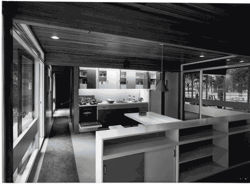 Image for Zona cucina pranzo della casa canadese per vacanze nel parco Sempione