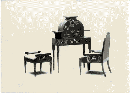 Image for IV Triennale - I Galleria dell'arredamento - Mobili in legno laccato di Paolo Bevilacqua