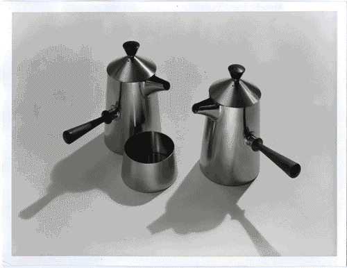 Image for XII Triennale - Mostra internazionale del vetro e dell'acciaio - Servizio da caffè in acciaio inossidabile - Robert Welch