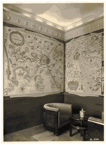 Image for IV Triennale - Galleria dei decoratori - Sala delle quattro città