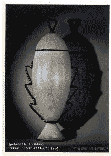 Image for IV Triennale - Galleria dei vetri - Vaso in vetro della serie "Primavera"di Barovier