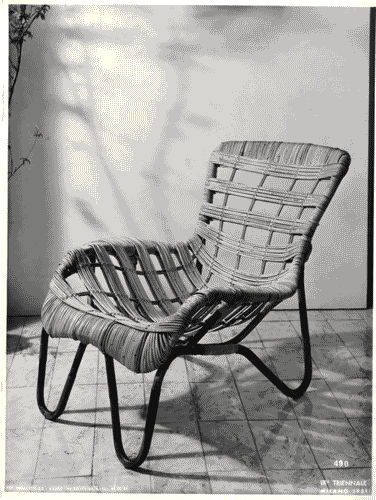 Image for IX Triennale - Paglia, giunco, vimini - Poltrona in giunco