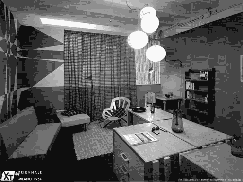Image for X Triennale - Mostra della casa - Alloggio I.C.P.M. INA-CASA - Irenio Diotallevi - Vittorio Gregotti - Lodovico Meneghetti - Giotto Stoppino