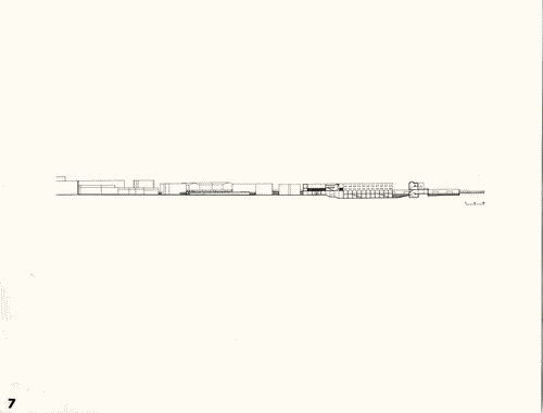 Image for Le città immaginate - Nove progetti per nove città. Sezione progettuale -Palermo (Nove progetti per l'architettura della circonvallazione) - Prospetto e sezione del progetto di Tilde Marra