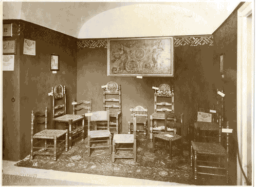 Image for II Biennale - Mostra d'arte siciliana - Collezione di sedie monacali