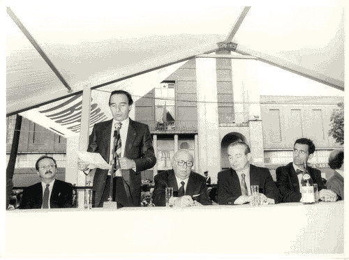 Image for XVII Triennale - Le città del mondo e il futuro delle metropoli - Inaugurazione - Giovanni Spadolini - Pierluigi Nicolin - Eugenio Peggio - Marco Cavallotti - Paolo Pillitteri