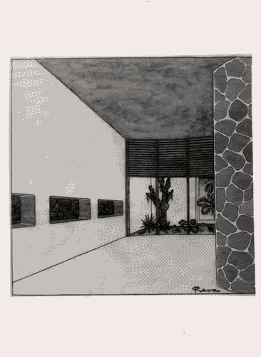 Image for VII Triennale - Mostra dell'attrezzatura coloniale - Studio per l'allestimento di Carlo Enrico Rava