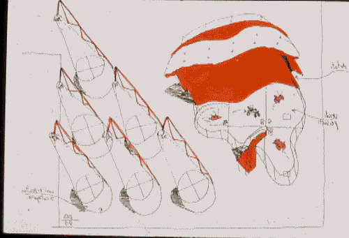 Image for XVIII Triennale - Mostre tematiche - Natural-Mente - Disegno assonometrico dell'allestimento