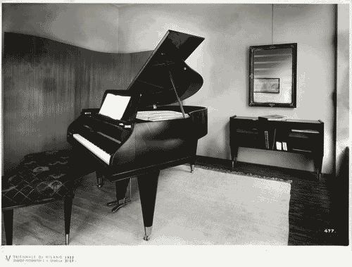 Image for V Triennale - Arti decorative e industriali - La Strada-Mostra d'ambienti moderni - Mobile a specchi