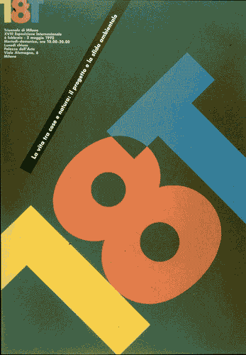 Image for XVIII Triennale - Manifesto ufficiale - Bob Noorda