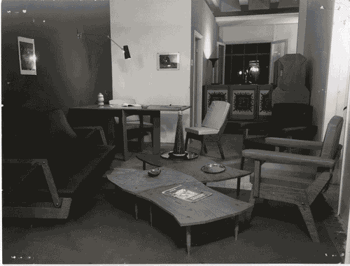 Image for X Triennale - Mostra della casa - Alloggio INCIS A - Soggiorno - Piero Bottoni - Leonardo Fiori - Augusto Piccoli